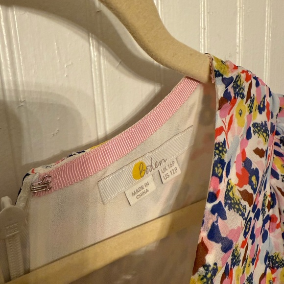 Boden Floral viscose Maxi Dress 12P - Picture 2 of 6